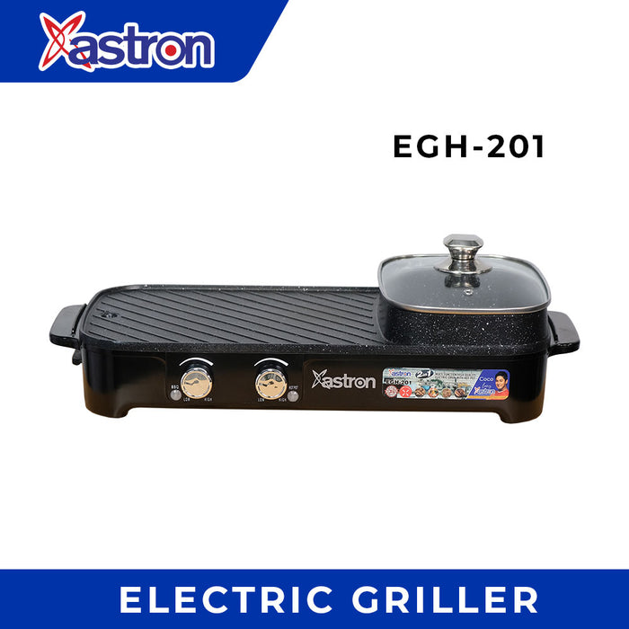 Astron EGH-201 Electric GRill with Hotpot