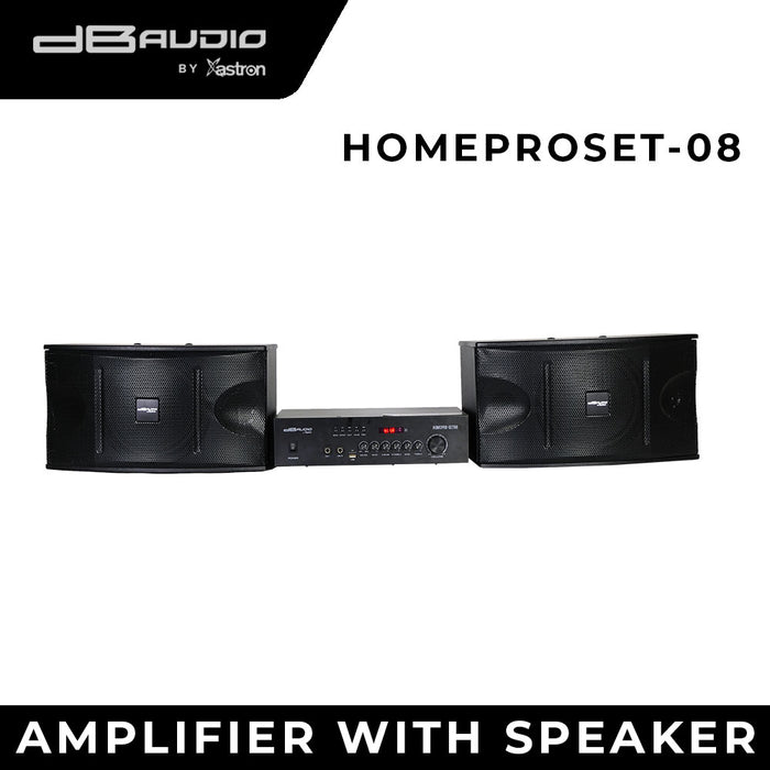 dB Audio HOMEPRO SET-08 AMPLIFIER WITH SPEAKER