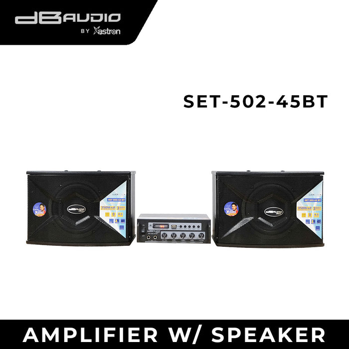 dB Audio SET-502-45BT Amplifier Set