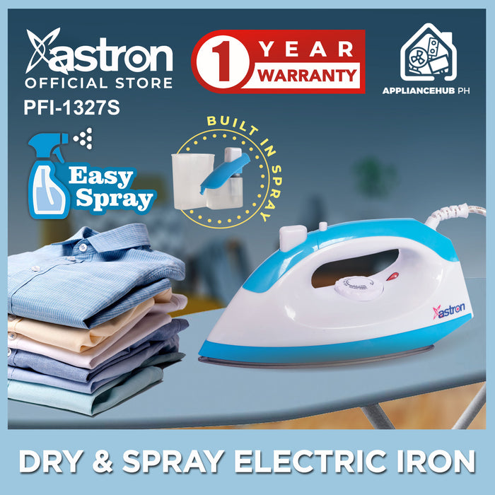 Astron PFI-1327S Dry and Spray Electric Flat Iron (1200W)