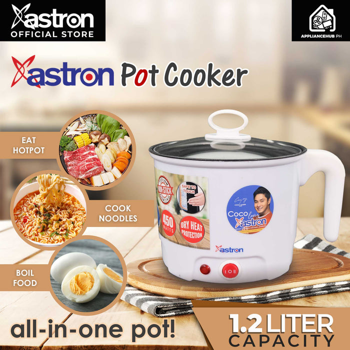 Astron POT COOKER (White) (1.2L) (450W) Multi cooker Electric cooker E —  Astron Appliances PH