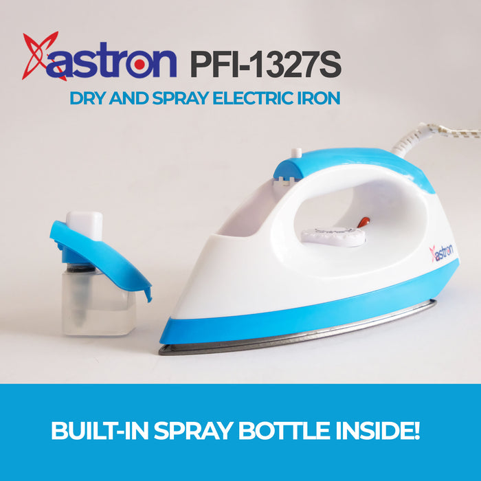 Astron PFI-1327S Dry and Spray Electric Flat Iron (1200W)