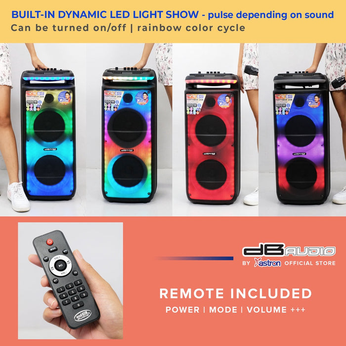 Db Audio PARTYBOX-208 Mobile trolley bluetooth speaker